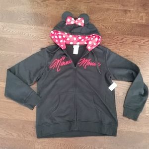 Disney Parks Exclusive Minnie Mouse XXL x x large sweatjacket/hoodie nwt $64.99